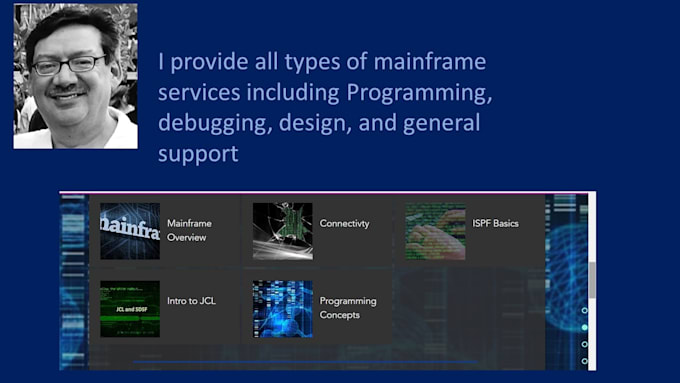 provide any IBM  mainframe services you may need rate is hourly
