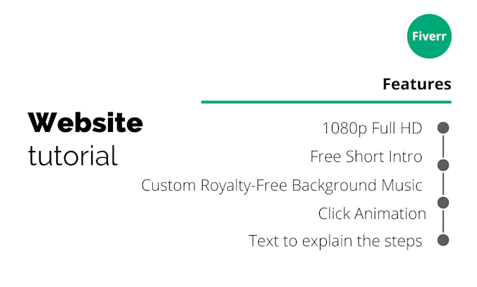 make a website tutorial screencast video