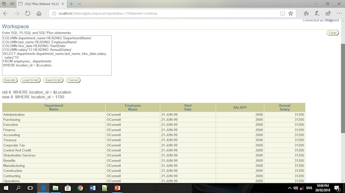 oracle 10g oracle 10g