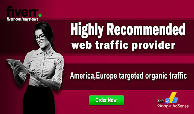 send america and europe target organic web traffic