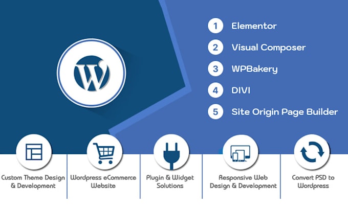 design and develop a responsive modern wordpress website for your business