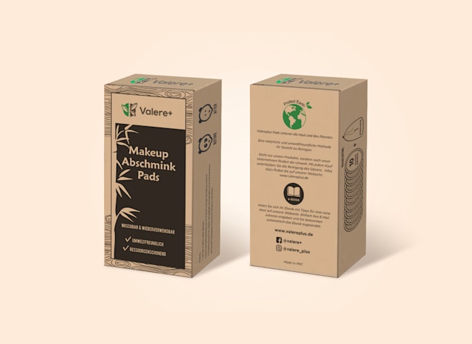 create amazon and product packaging design