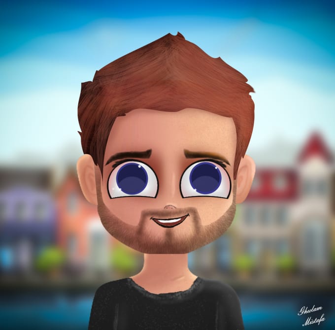 Make cartoon avatar of your photo in my style by Carolricker | Fiverr