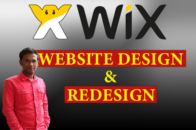 design or redesign wix website