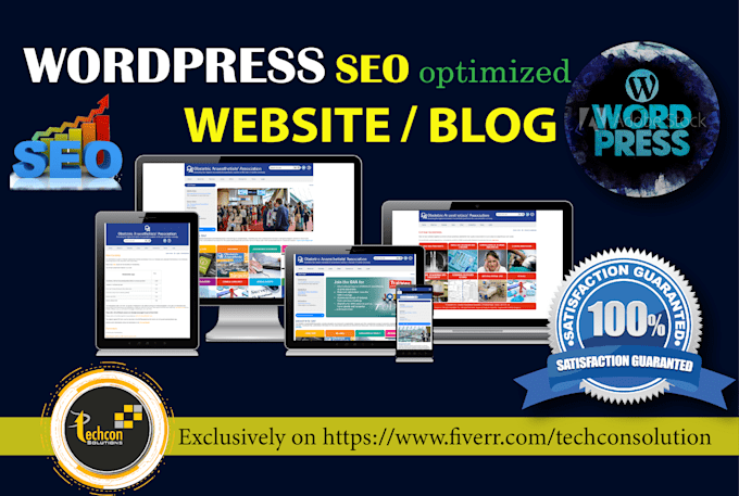 design an SEO optimized wordpress site and blog
