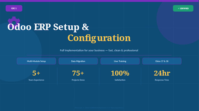 setup odoo erp for your business professionally