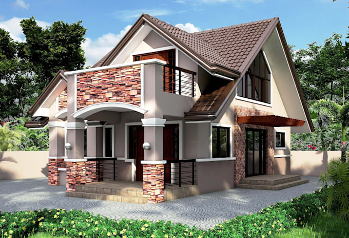 create architectural realistic 3d rendering, 3d floor plan