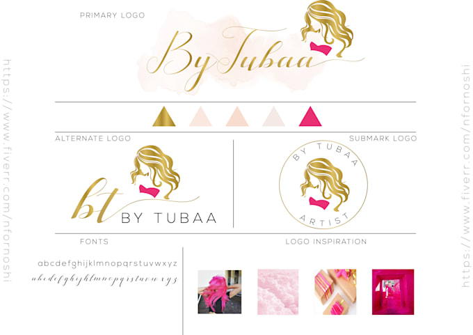 create a beautiful beauty salon logo