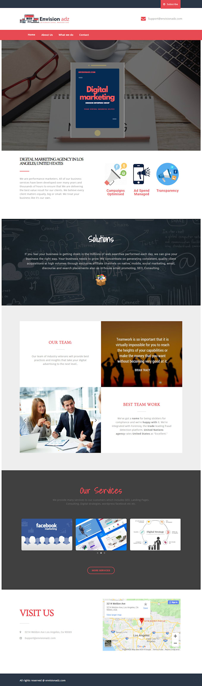 design wordpress websites for customers