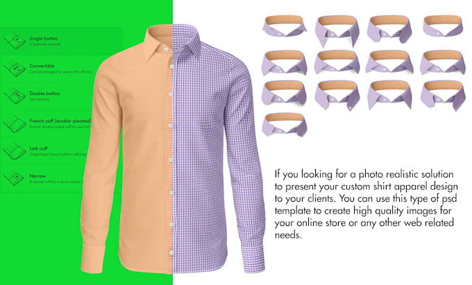 do a dress shirt mockup for your brand