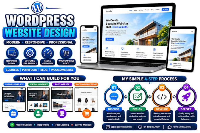 design and develop a professional wordpress website