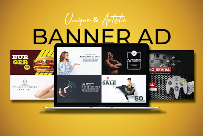 design artistic banner, header or slider for your website