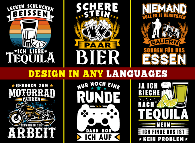 design eye catching german t shirt
