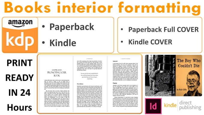 Professionally formatting, design and layout your for amazon kdp by P4design | Fiverr