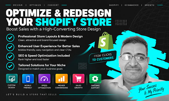 optimize and redesign your shopify store for maximum sales