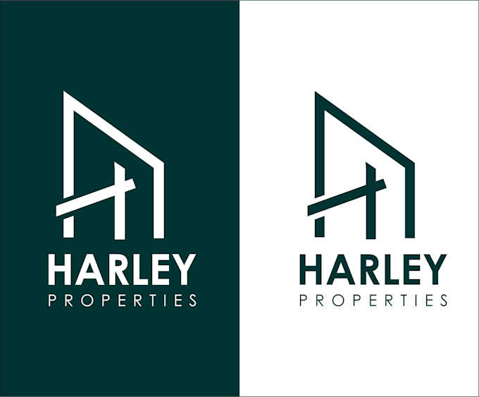 design home decor or real estate simple logo