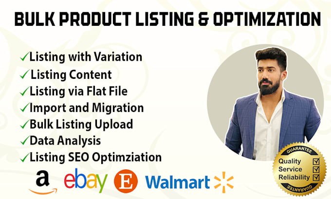do amazon ebay shopify walmart bulk product listing upload
