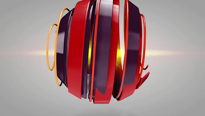do 3d logo reveal intro animation fast