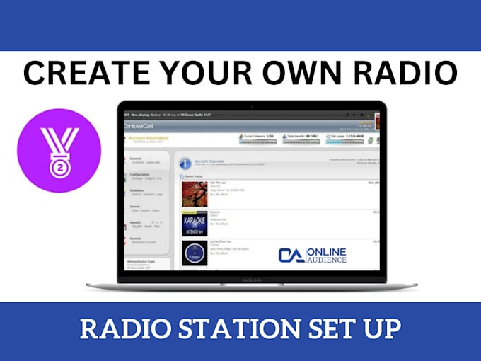 start your own radio station for you shoutcast or icecast 247 online