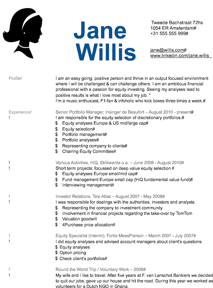 Provide Professional Resume Writing Cv And Linkedin Services