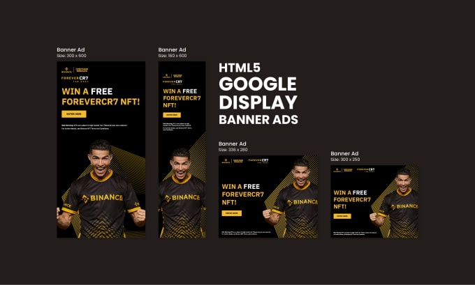 create animated HTML5 banner ads or google display ads