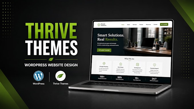 design a wordpress website with thrive themes and plugins