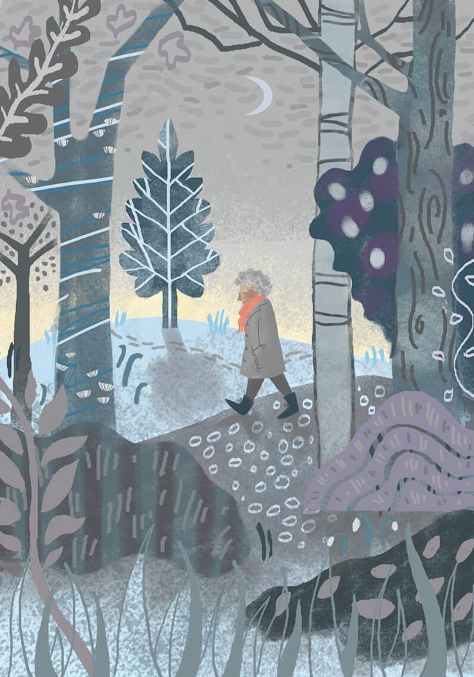 create beautiful and interesting illustrated scenes
