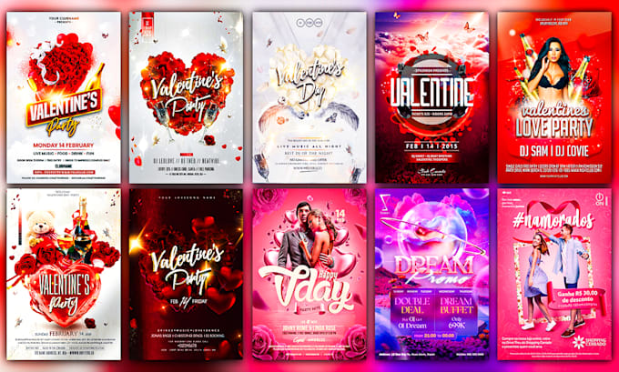 do special valentines day flyer or poster for you