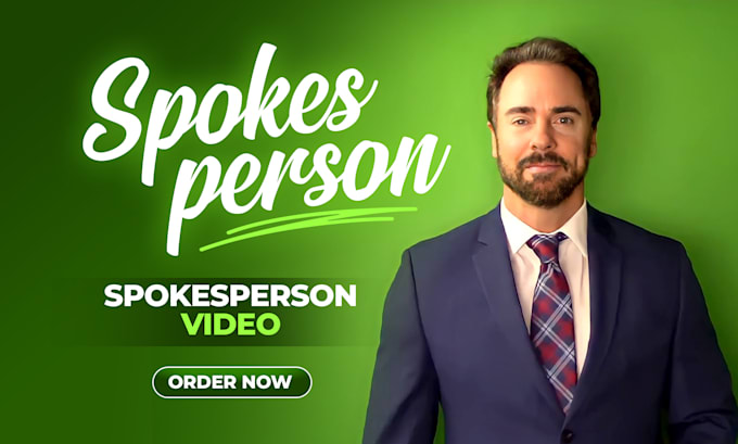 be the spokesman for your product