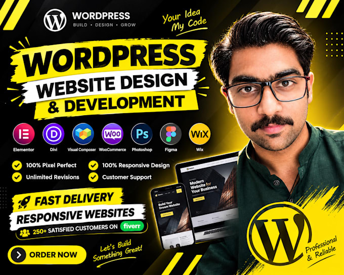 create responsive wordpress website design or redesign and development