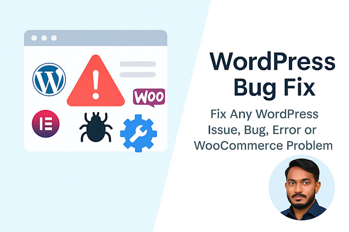 fix any wordpress bug, error, or website issue