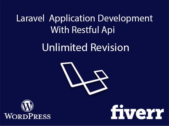 create laravel appilication and restful api development