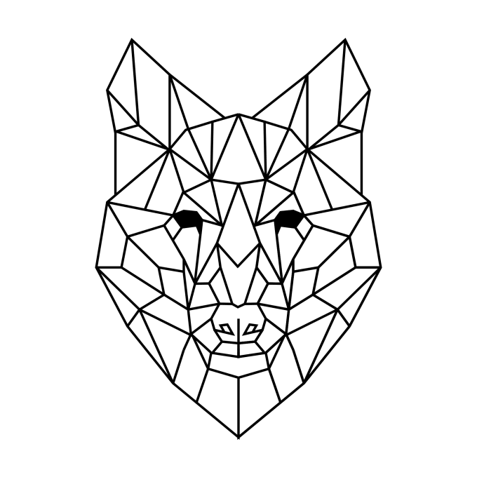 Draw a geometric or polygonal animal by Trogloditeuk | Fiverr