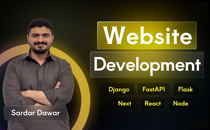 do python fastapi, django and flask website development