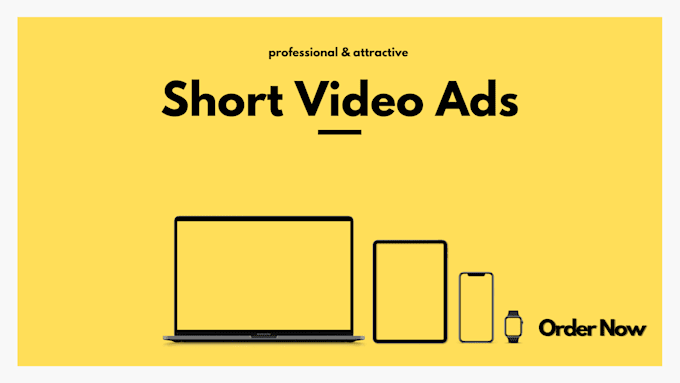 create a cool short video ad for you