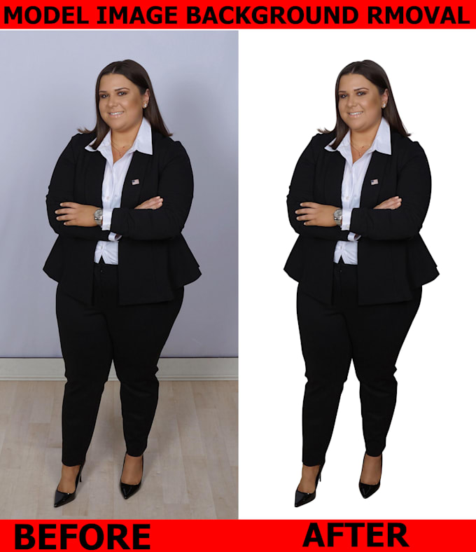 Model image editing background remove and retouching by Codybrydon | Fiverr