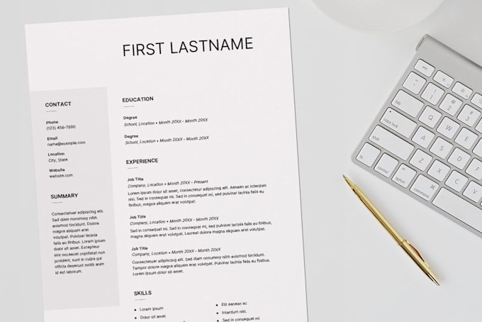 Update, format and polish resumes and cover letters by Sonnyswords | Fiverr