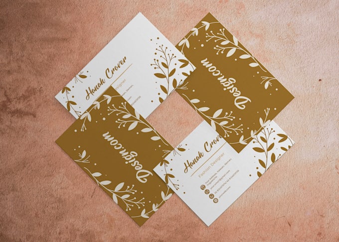 make modern minimalist business card design