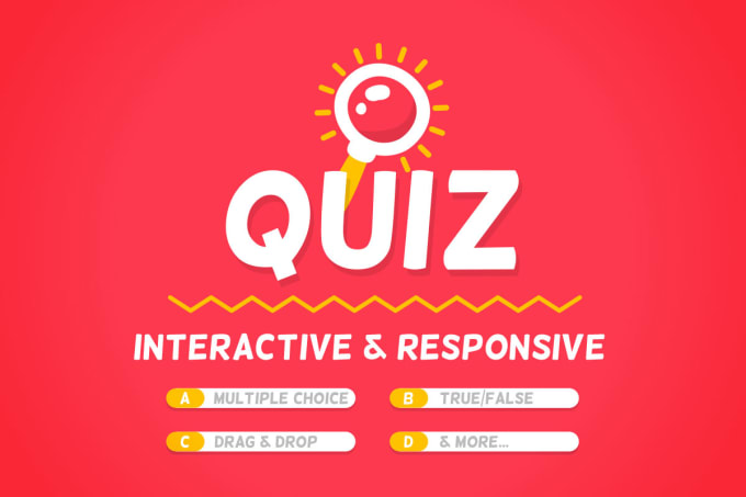 Create an interactive elearning course and quiz by Ynsmtkl | Fiverr