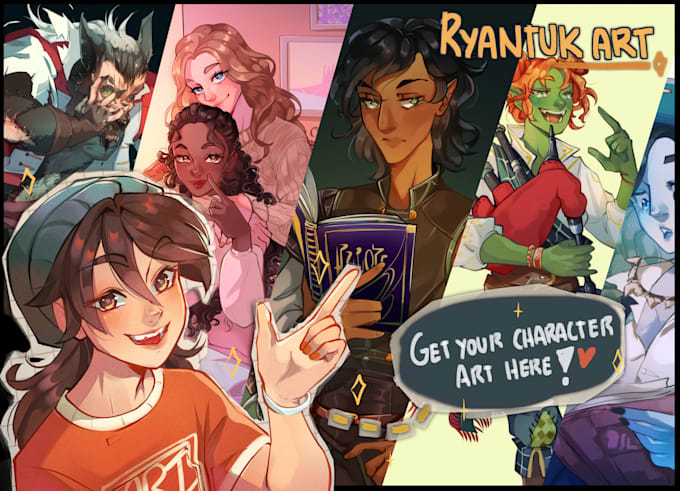draw an avatar of yourself, character for pfp or dnd oc