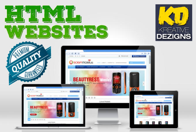 Design custom html and css web page by Web_designer_as | Fiverr