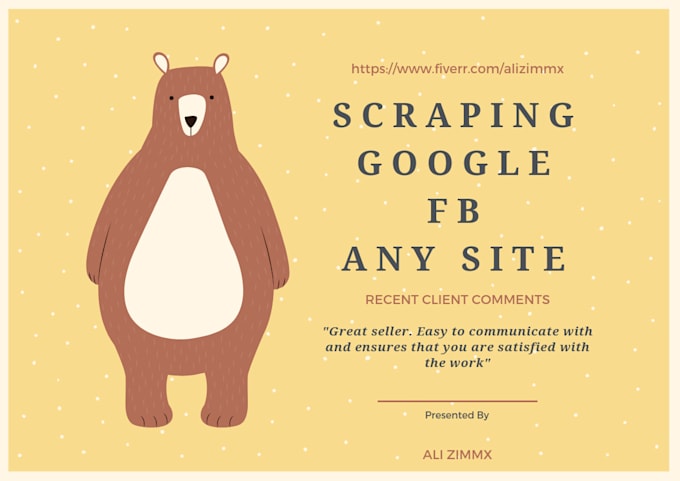 scrap google or any site