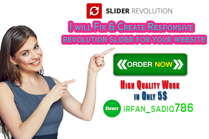 fix and create responsive revolution slider for your website