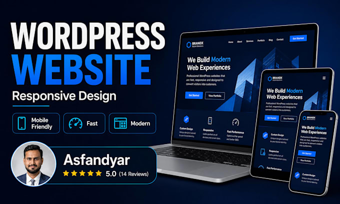 create a responsive wordpress website design