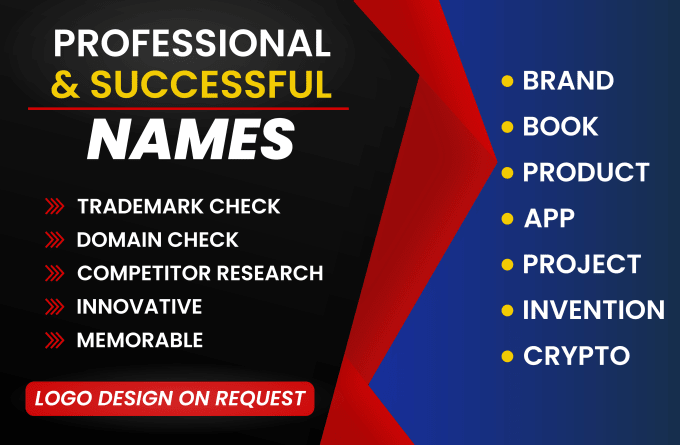 create original brand name, product name, company name, slogan
