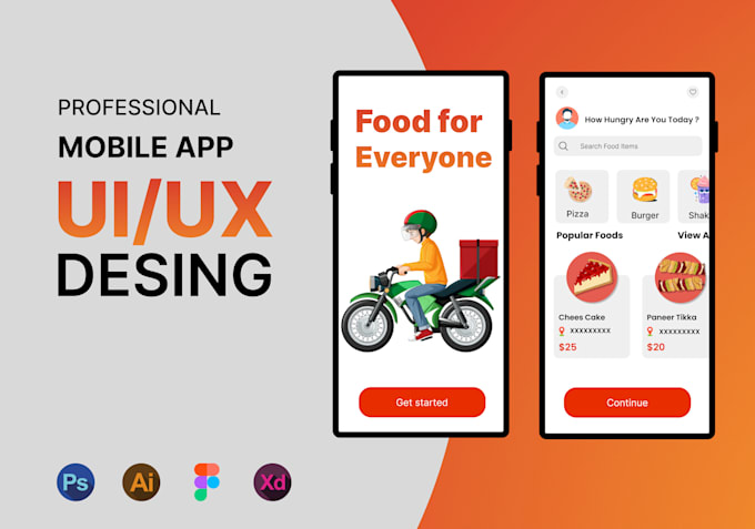 design creative UI UX for your mobile app