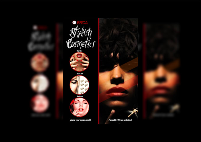 create beautiful saloon flyer for you