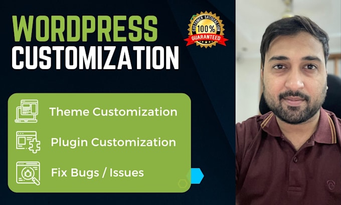 design, redesign, develop, optimize, secure, and customize your wordpress