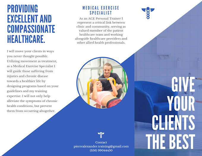 Design fitness and sports premium flyer or poster by Namasthenics Fiverr