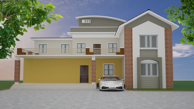 create 2d floor plans,design and render 3d exterior quickly